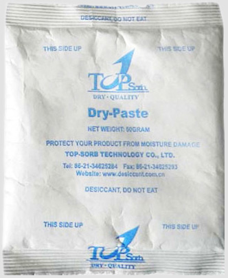 container desiccant dry paste